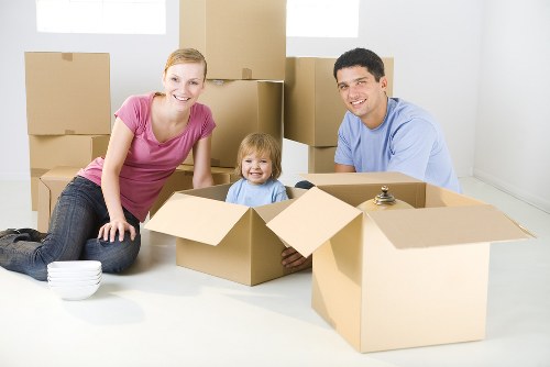Professional removal team handling a Brompton home move