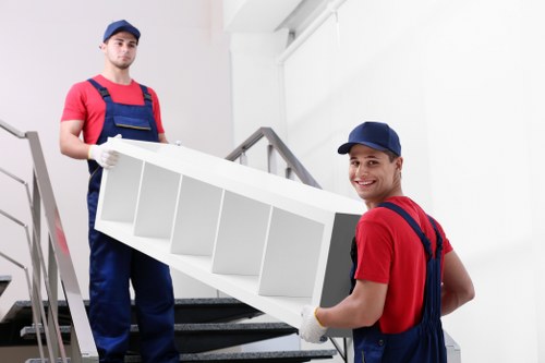 Office furniture dismantling and reassembly in a Brompton business move