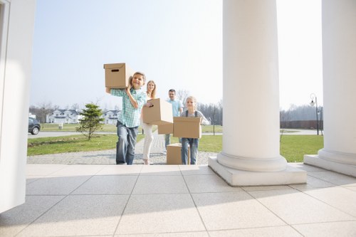 Professional removals team ensuring safe transport of belongings