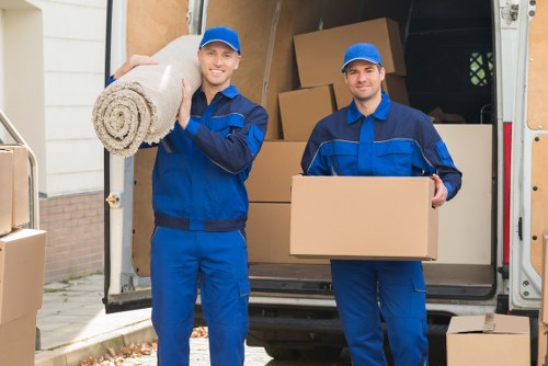 Local man and van moving boxes in Brompton area