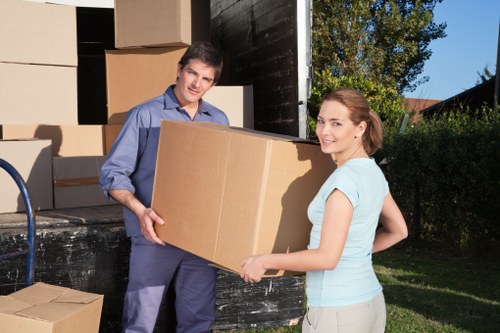 Removal crew planning a Brompton property move