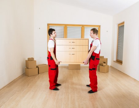 Safe packing and lifting during furniture removals in Brompton