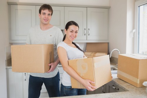 Fragile item protection using boxes in Brompton during relocation